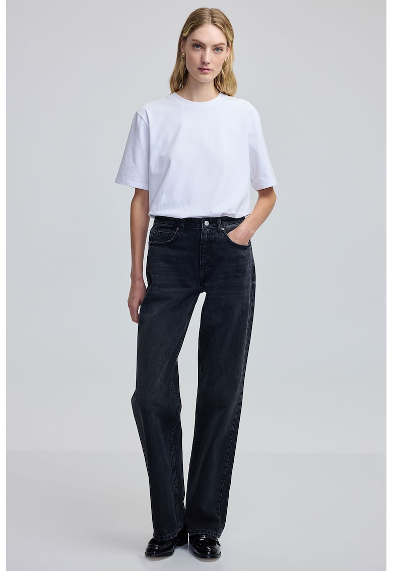 Blugi cu croiala ampla - Negru