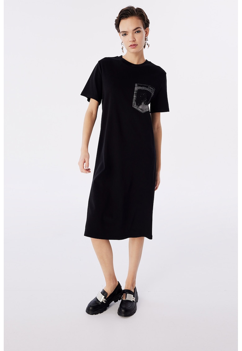 Rochie-tricou midi Rochie-tricou midi