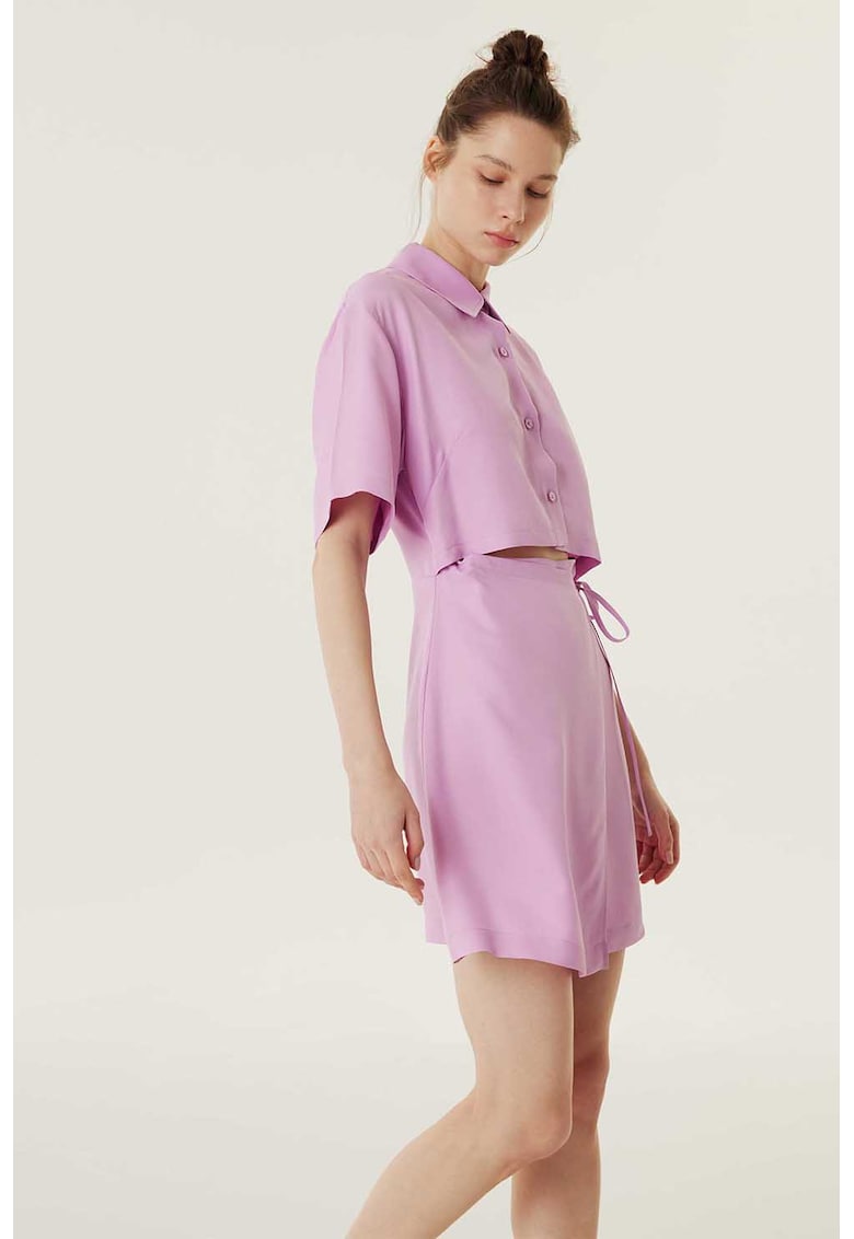 Rochie-camasa din amestec de lyocell cu model 2 in 1