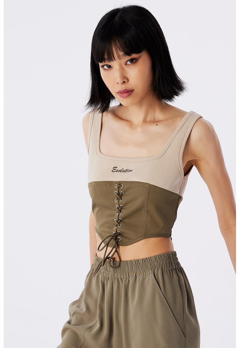 Top crop asimetric cu model 2 in 1