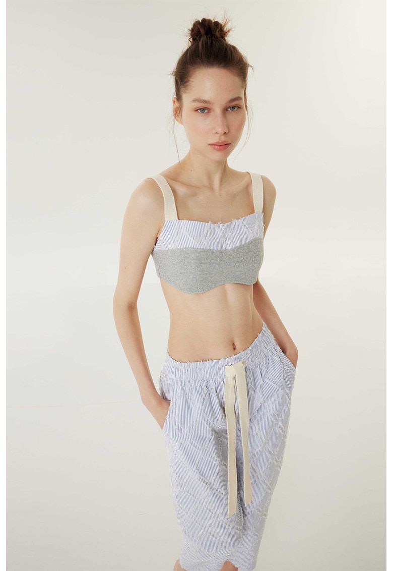 Top crop cu bretele late1