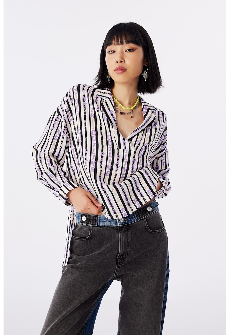 Bluza-tunica cu terminatie asimetrica