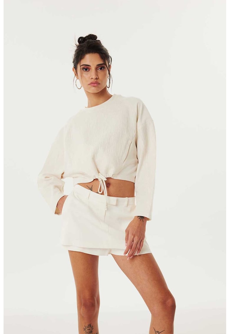 Bluza de trening din amestec de in