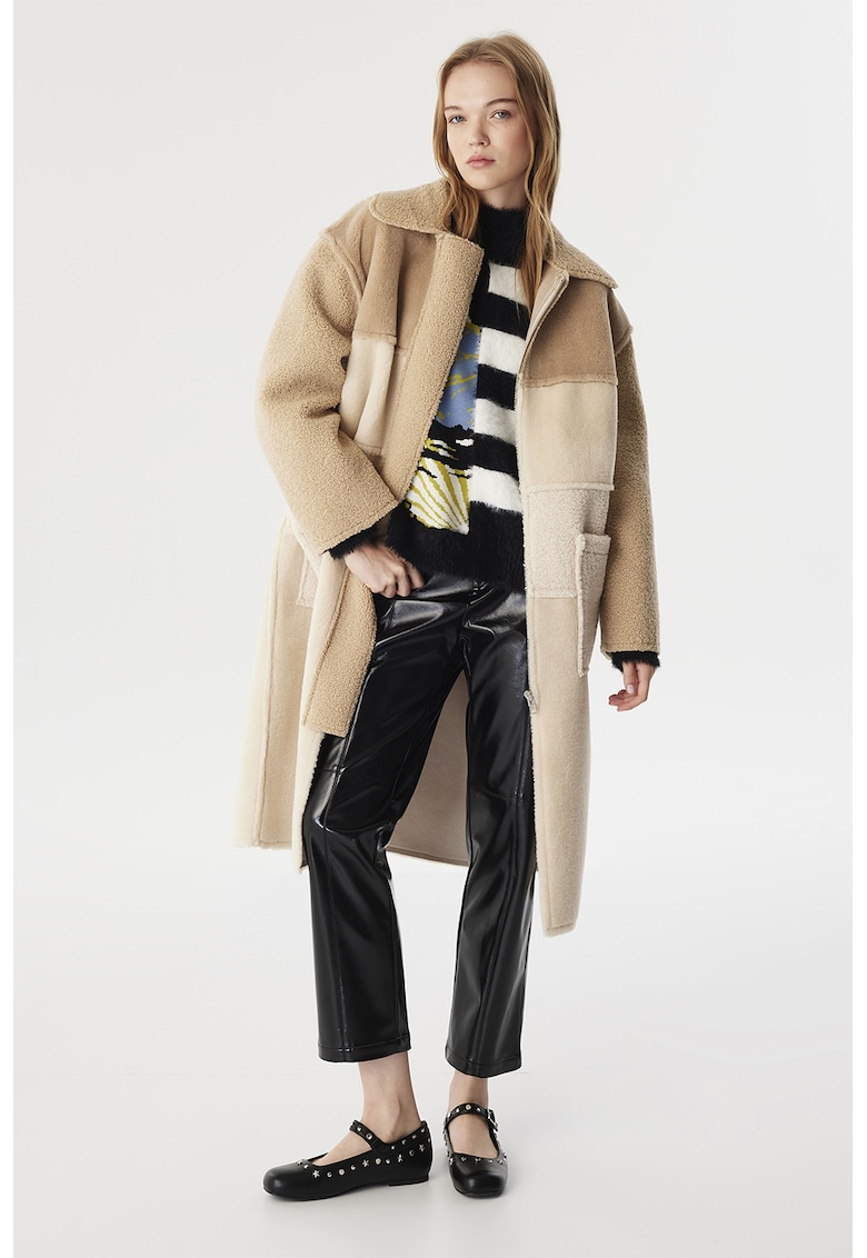 Palton supradimensionat cu buzunare