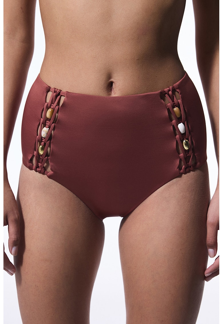 Slip cu margele decorative