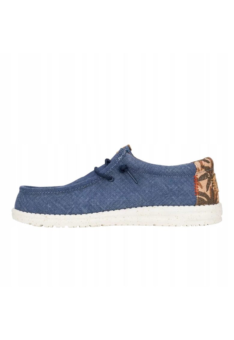 Mocasini Barbati Spuma EVA - Wally Palm Jute - Albastru - Albastru