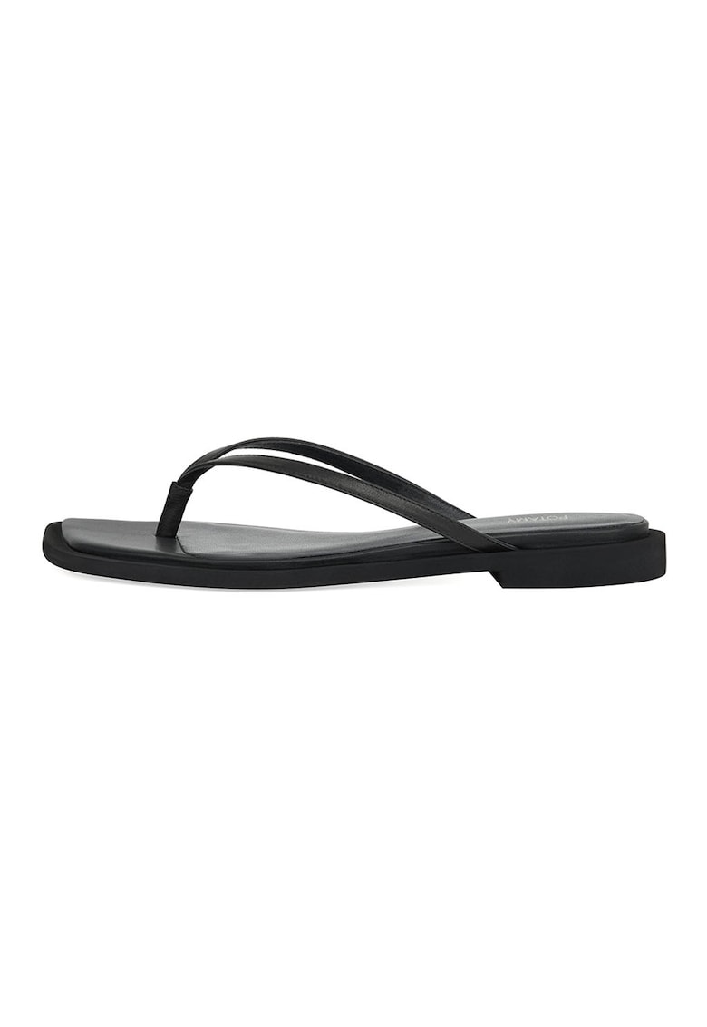 Papuci flip-flop de piele
