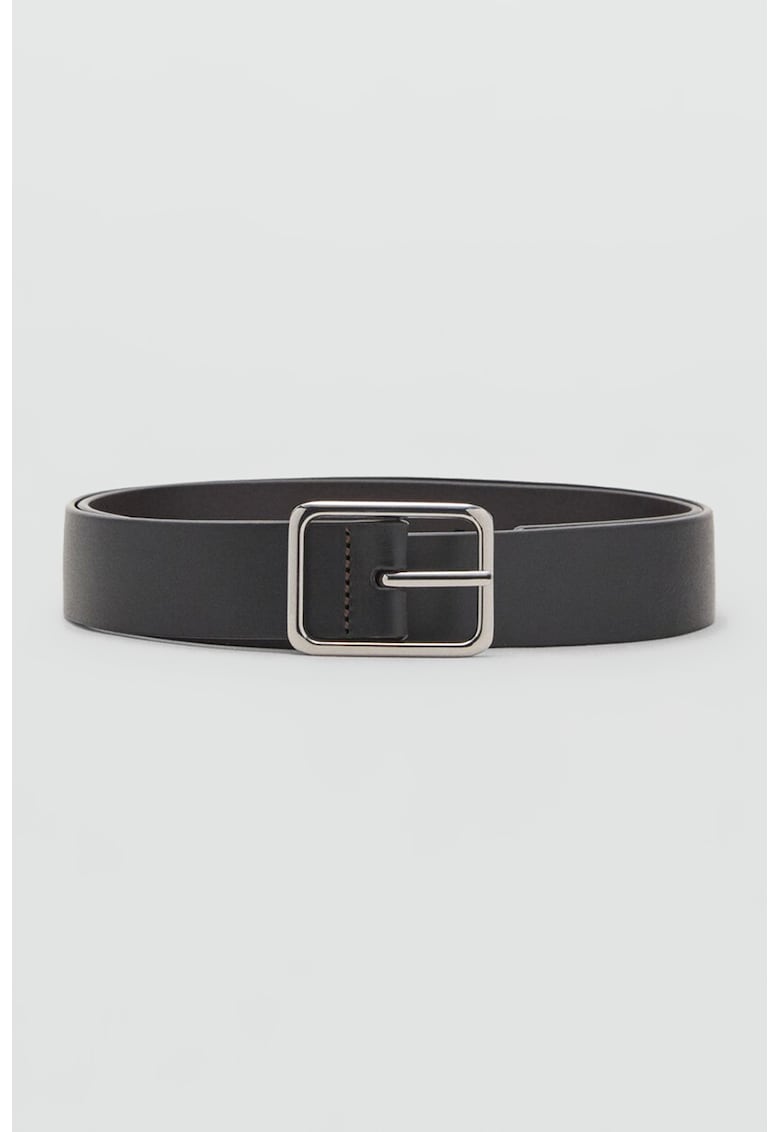 Curea din piele cu catarama dreptunghiulara