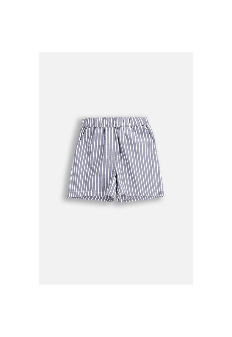 Pantaloni scurti  bumbac - cu buzunare si talie elastica - pentru fete