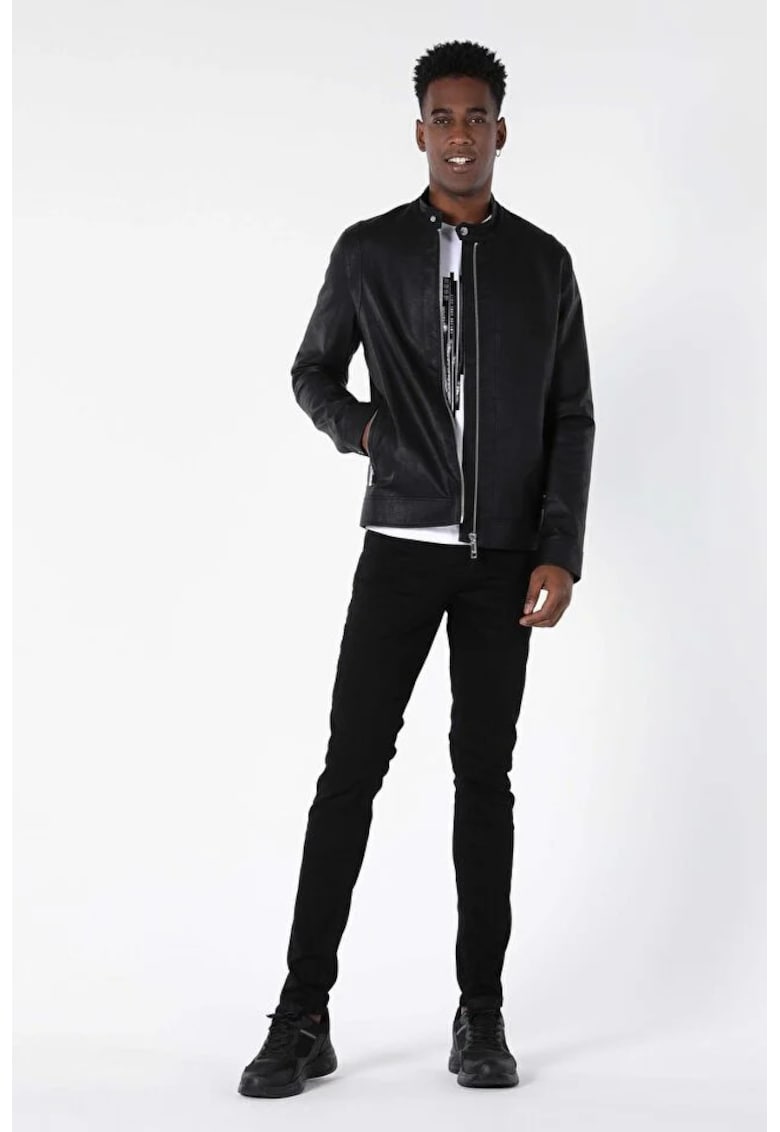 Jacheta De Barbati Negru Slim Fit CL1050095 8683197062543