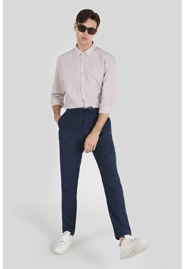 Pantaloni De Barbati Albastru Marin Regular Fit CL1063619