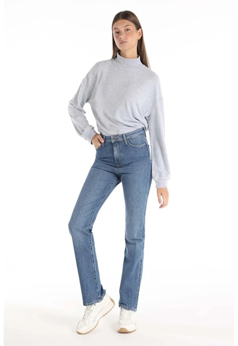 Pantaloni De Dama Albastru Regular Fit 792 MILA CL1065553 8683197863539