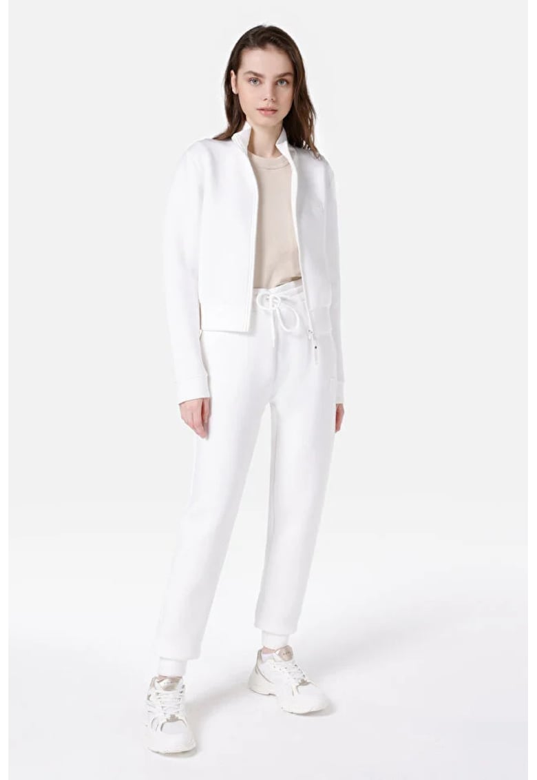 Pantaloni De Trening De Dama Alb Slim Fit Cl1067287