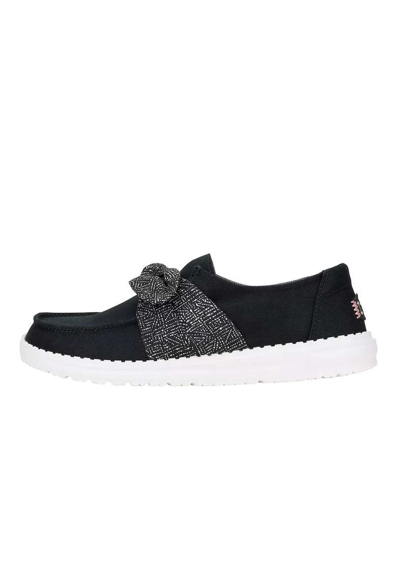 Mocasini Femei Spuma EVA - Wendy Bow Essentials - Negru