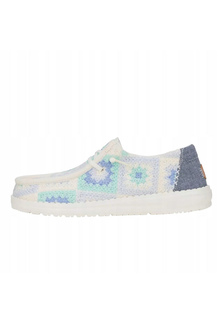 Mocasini Femei Spuma EVA - Wendy Cottage Crochet - Albastru - Albastru