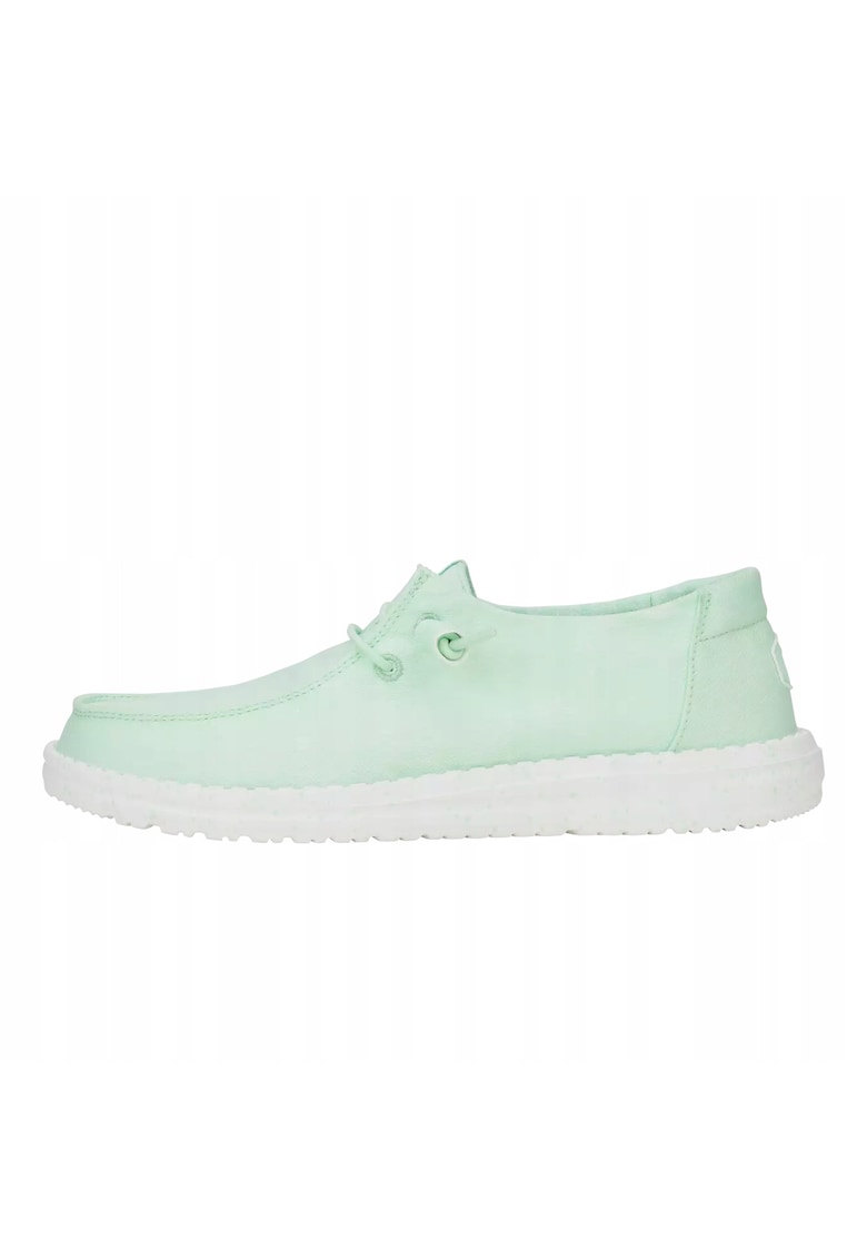 Mocasini Femei Spuma EVA - Wendy Stretch Canvas - Verde - Verde