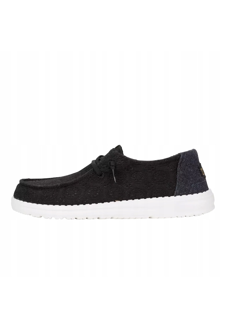 Mocasini Femei Spuma EVA - Wendy Eyelet Lace - Negru - Negru