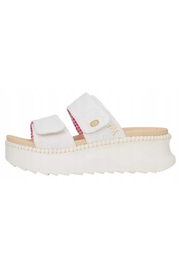 DELRAY SLIDE EYELET 43203 - Alb