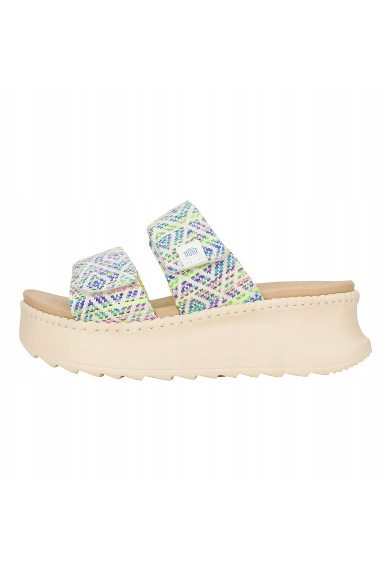 Slapi Femei Flatform Spuma EVA - Delray Slide Surf Baja - Multicolor - Multicolor