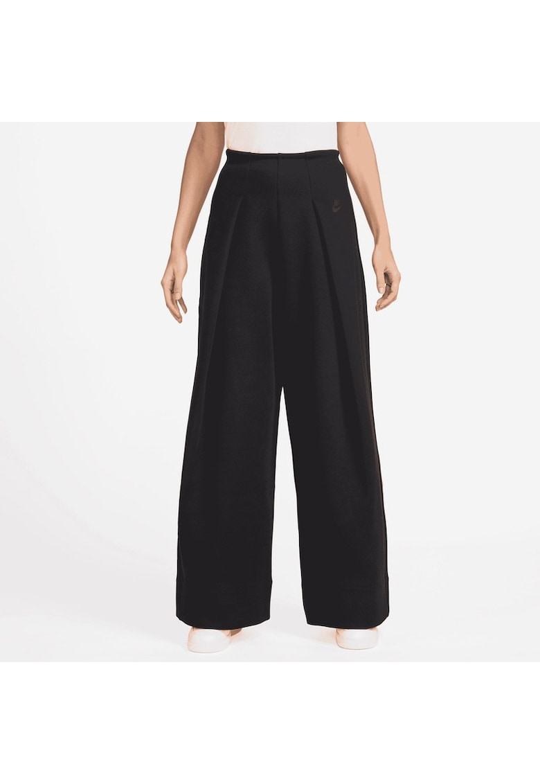 Pantaloni W NSW TCH FLC HR PLT PANT WIDE-FV8052-010 Pantaloni W NSW TCH FLC HR PLT PANT WIDE-FV8052-010