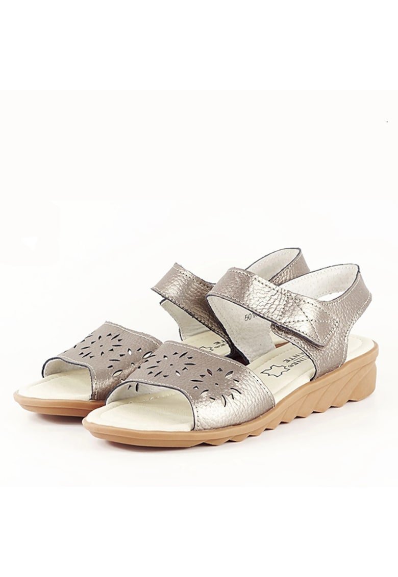 Sandale argint vechi din piele naturala Catis M5 2238