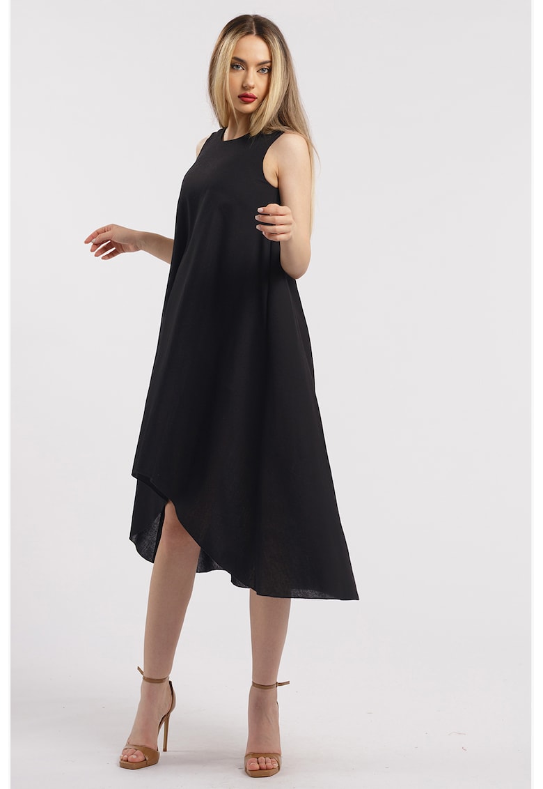 Rochie asimetrica din in