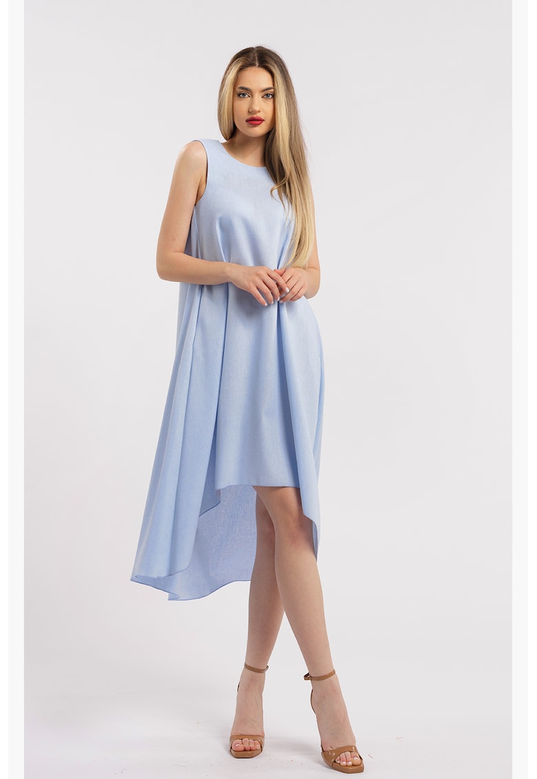 Rochie asimetrica din in