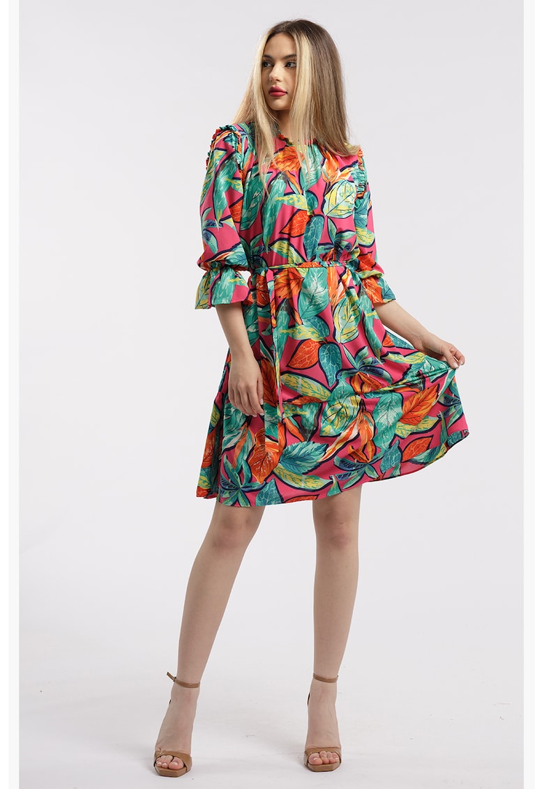 Rochie scurta cu model Rochie scurta cu model