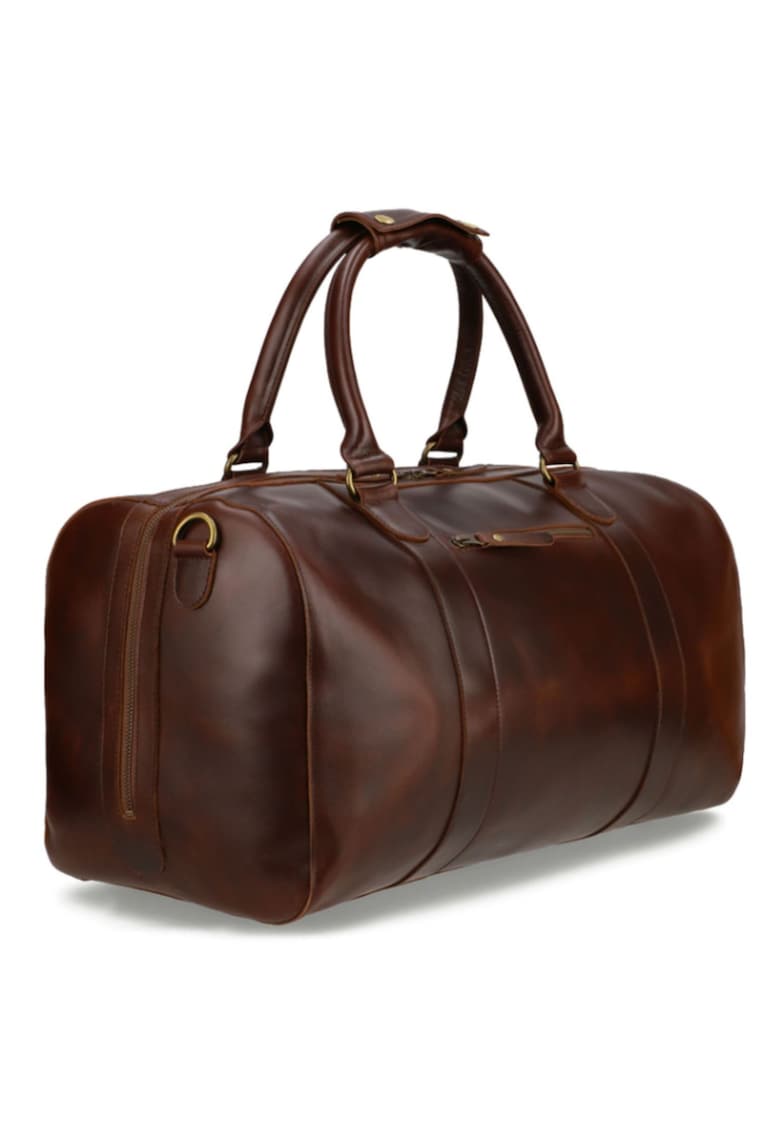 Geanta barbati piele naturala - 37L - maro - One Size