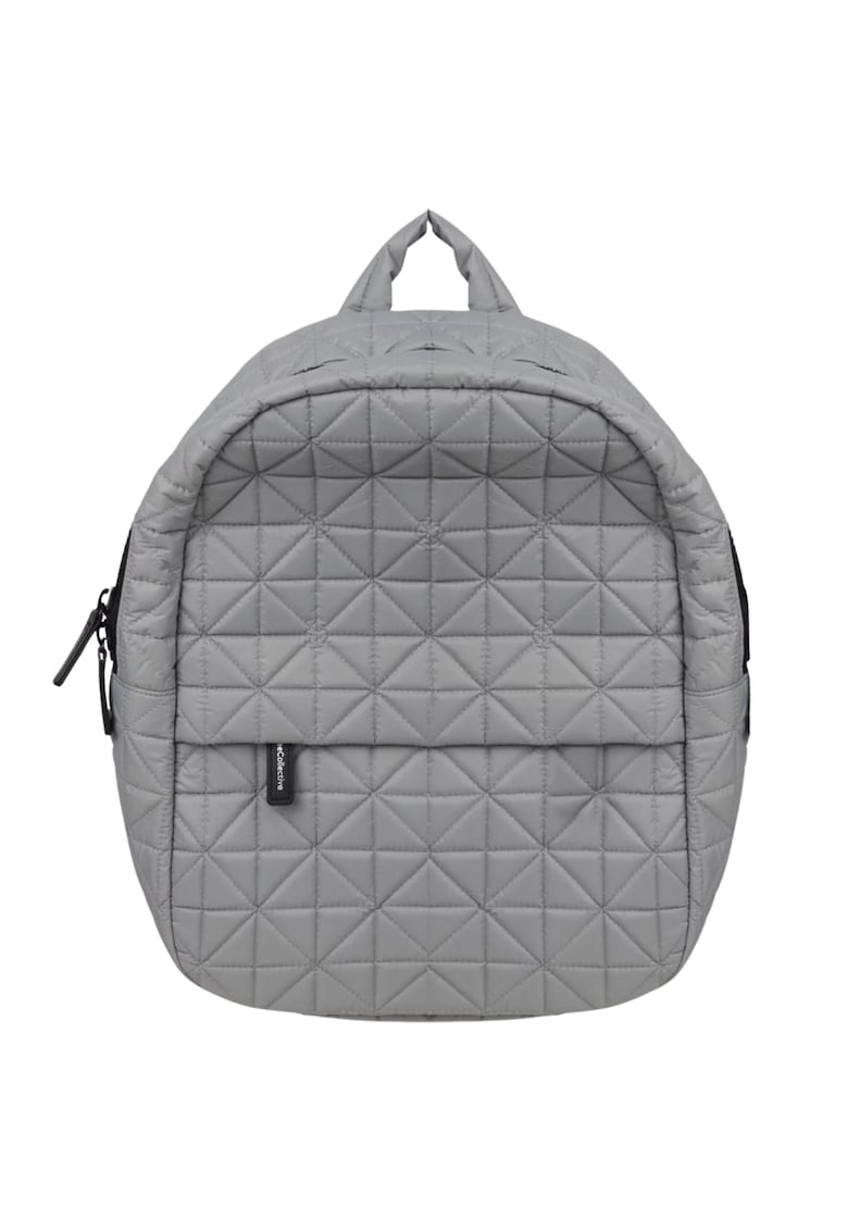 Rucsac Collective - gri - din nylon reciclat - cu compartiment pentru laptop - design modern - unisex