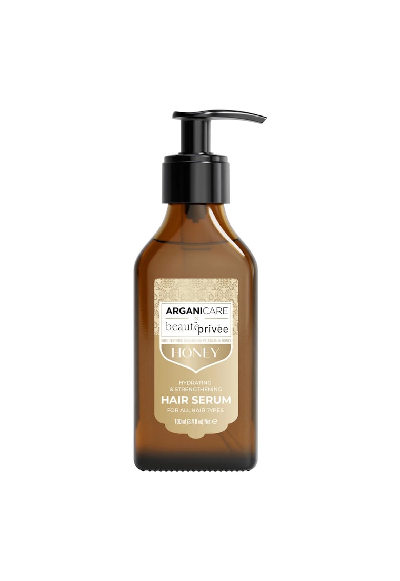Ser hidratant si fortifiant pentru par - cu ulei de argan & miere - Honey - beaute privee - 100 ml