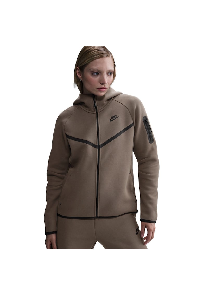 Bluza cu fermoar  W NSW TCH FLC WR FZ HDY 2-HV6747-233