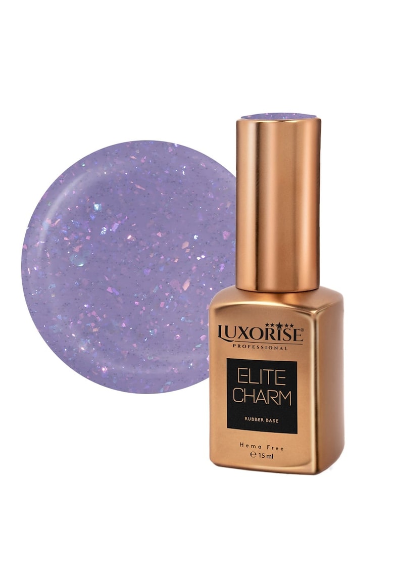 Rubber Base Elite Charm - Holographic Shine 15ml