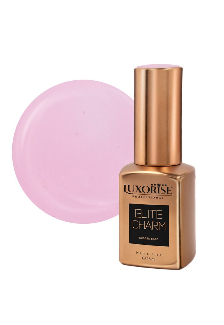 Rubber Base Hema Free ELITE CHARM - Rosy Pearl 15ml
