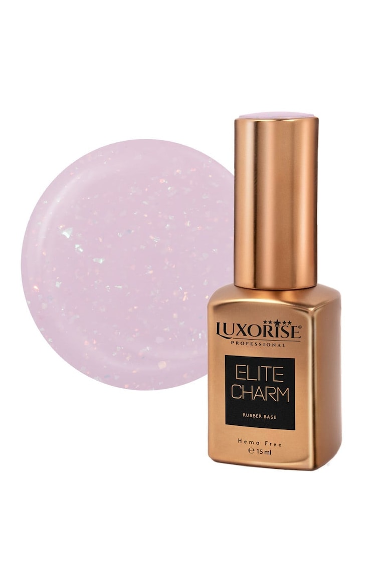 Rubber Base Hema Free ELITE CHARM - Blush Shine 15ml