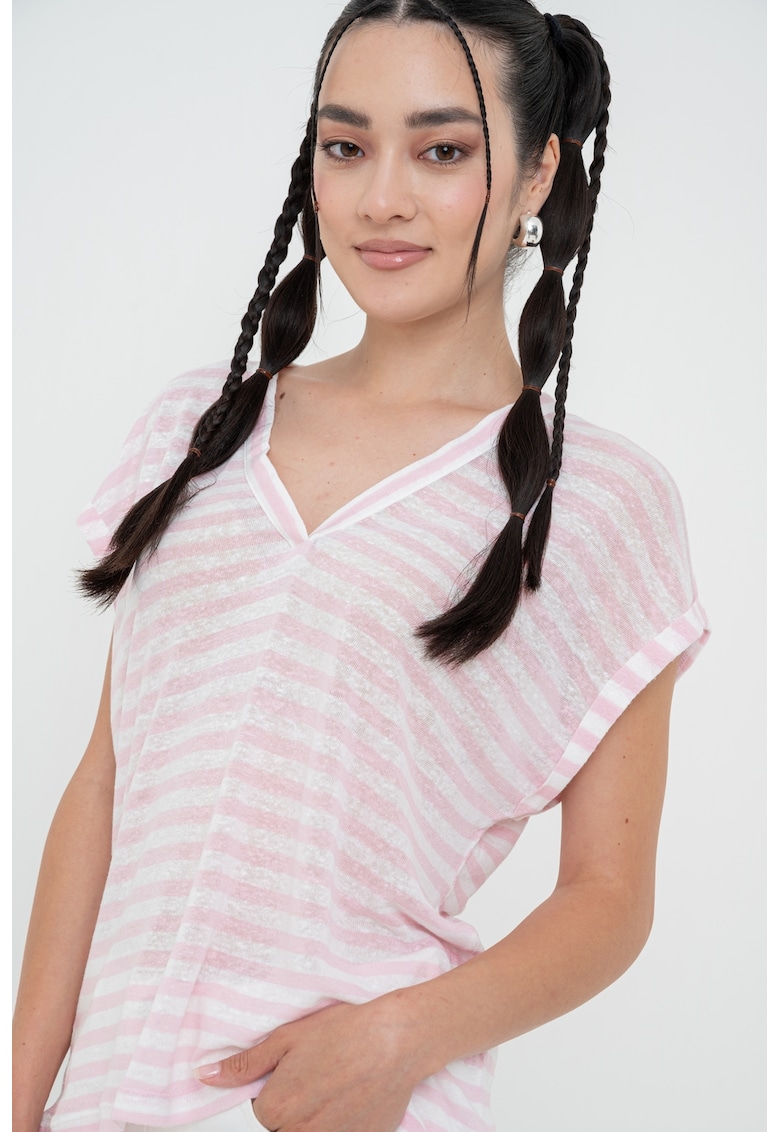 Tricou lejer din amestec de in