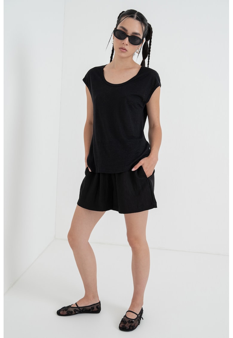 Tricou de in cu decolteu rotund