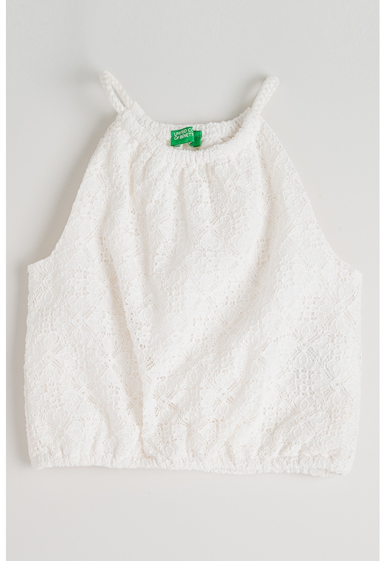 Top din dantela cu decolteu american Top din dantela cu decolteu american