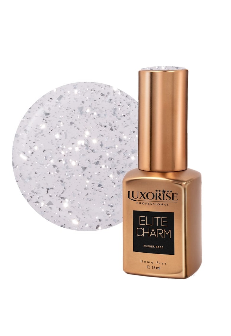 Rubber Base Hema Free ELITE CHARM - Platinum Radiance 15ml