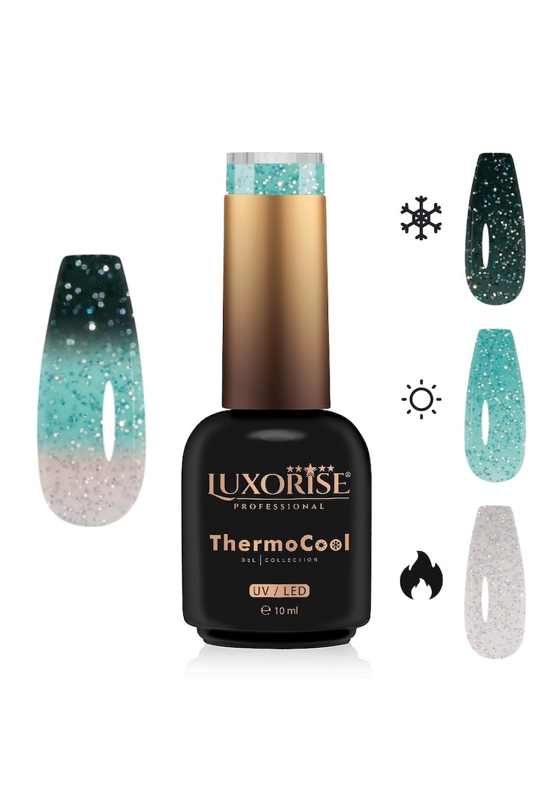 Oja Semipermanenta Termica 3 Culori ThermoCool - Serene Water 10ml
