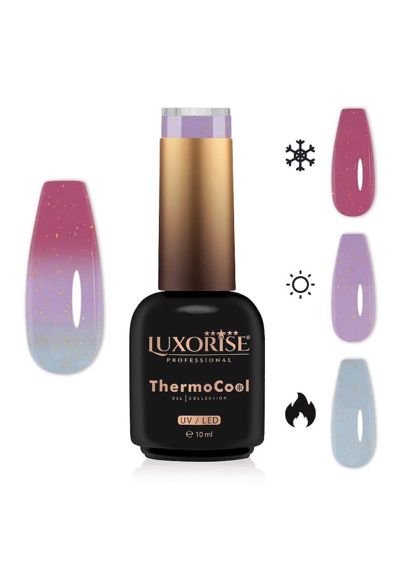 Oja Semipermanenta Termica 3 Culori ThermoCool - Royal Glimmer 10ml
