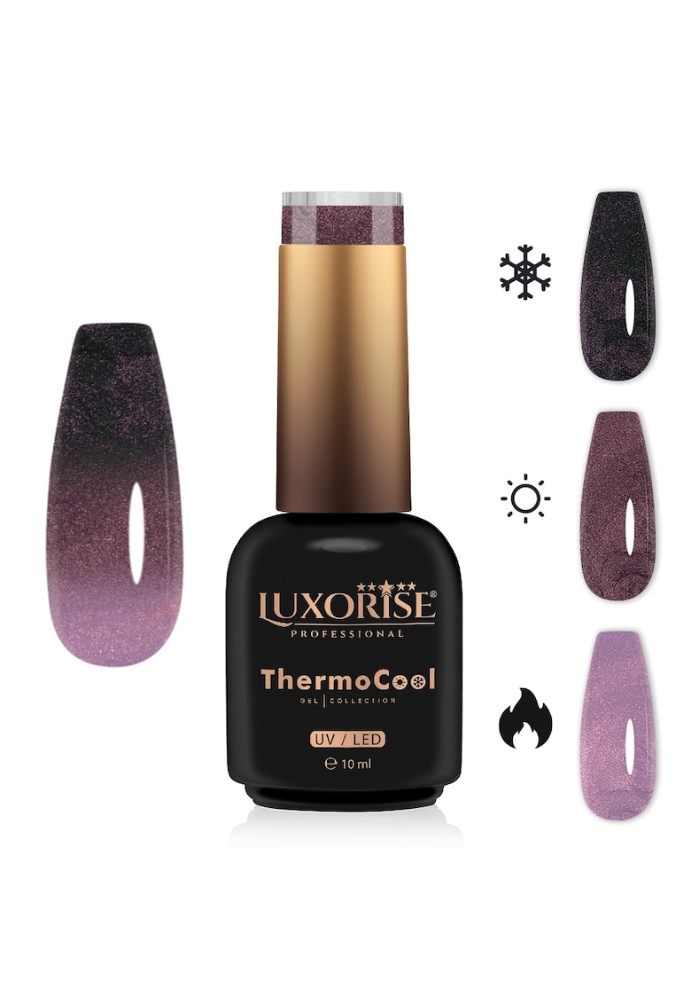 Oja Semipermanenta Termica 3 Culori ThermoCool - Purple Symphony 10ml