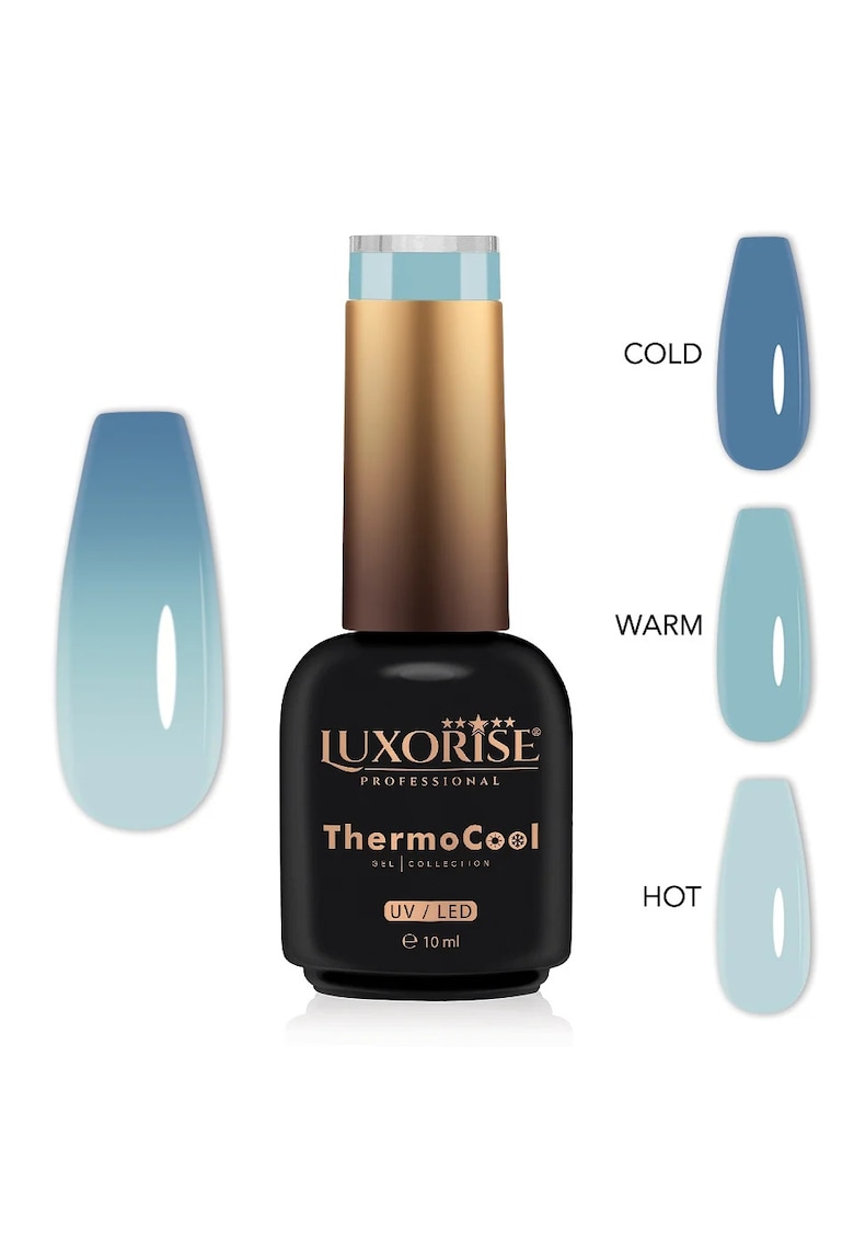 Oja Semipermanenta Termica 3 Culori ThermoCool - Silky Sky 10ml