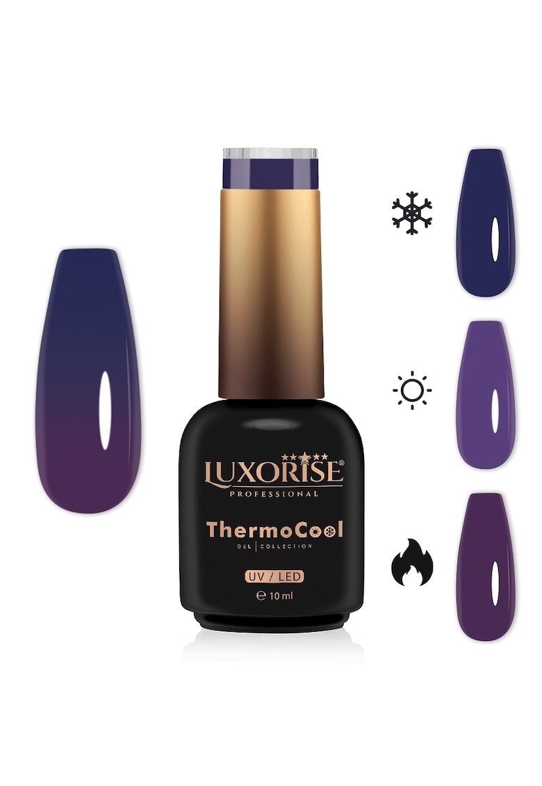 Oja Semipermanenta Termica 3 Culori ThermoCool - Plum Affair 10ml