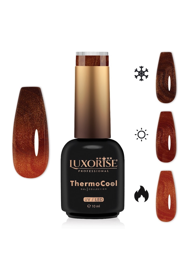 Oja Semipermanenta Termica 3 Culori ThermoCool - Tan Radiance 10ml