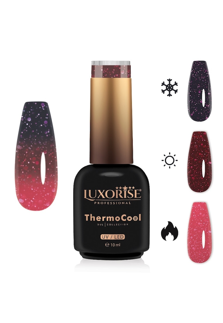 Oja Semipermanenta Termica 3 Culori ThermoCool - Shine Bright 10ml