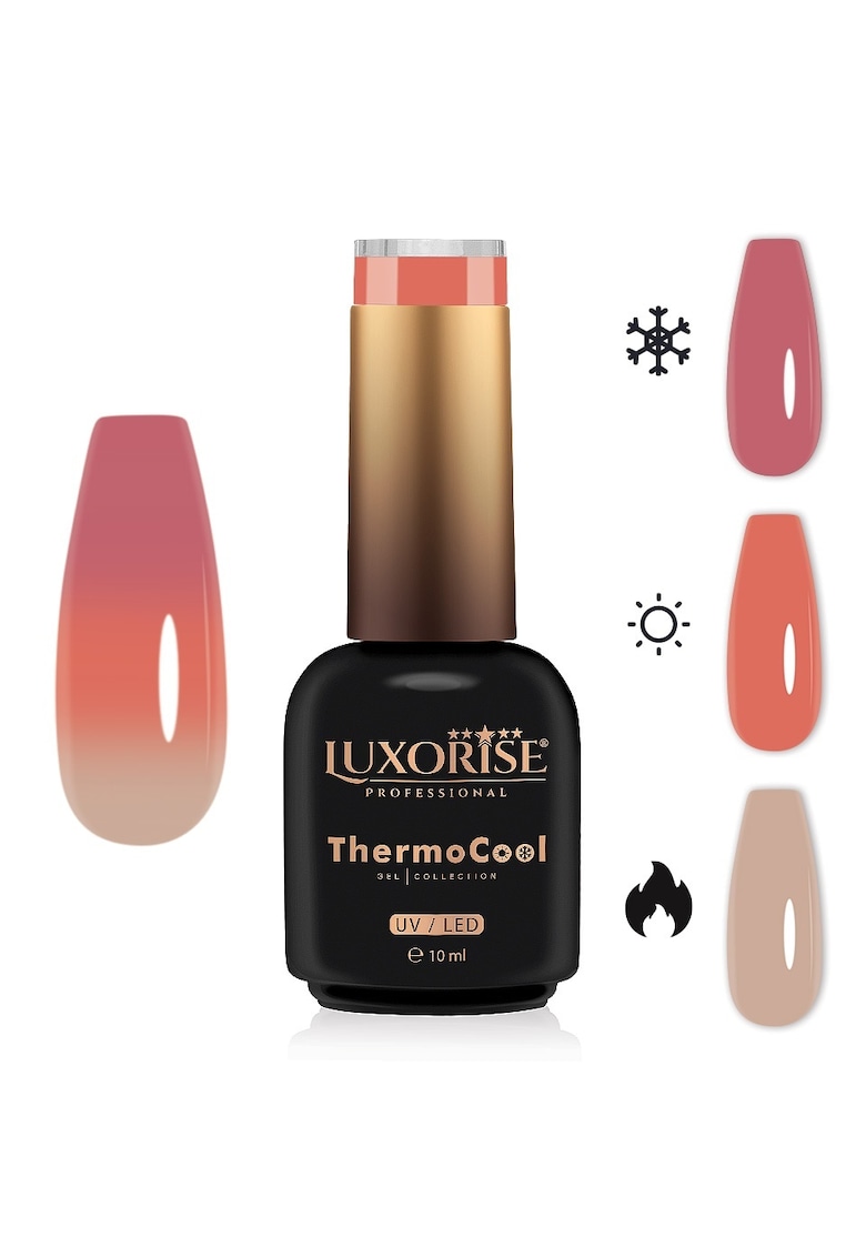 Oja Semipermanenta Termica 3 Culori ThermoCool - Peach Daze 10ml
