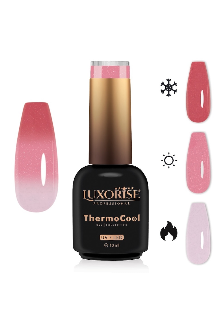 Oja Semipermanenta Termica 3 Culori ThermoCool - Blush Bliss 10ml