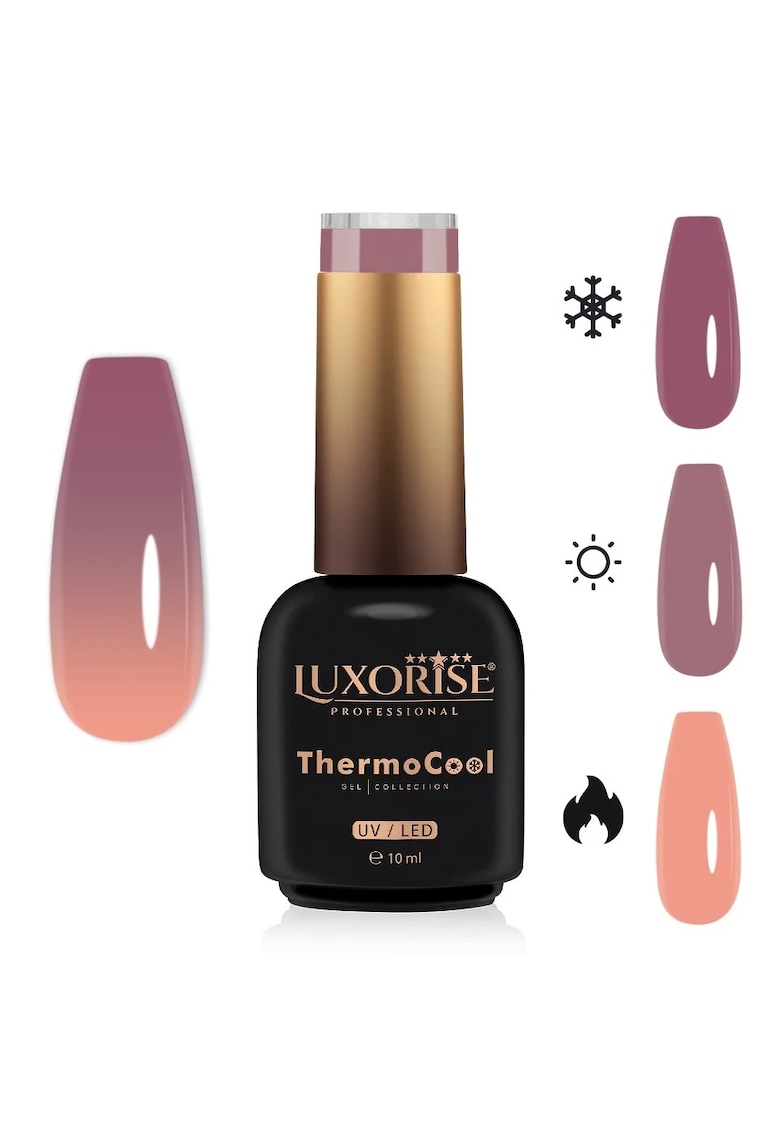 Oja Semipermanenta Termica 3 Culori ThermoCool - Secret Nude 10ml