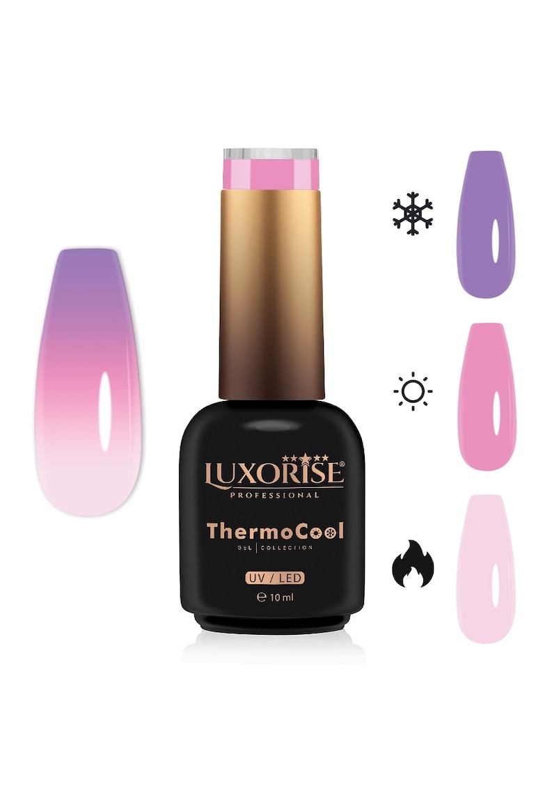 Oja Semipermanenta Termica 3 Culori ThermoCool - Silent Lilac 10ml